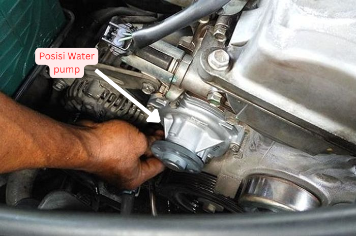 Posisi Water Pump