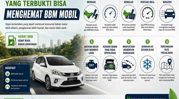 Gaya Berkendara yang Terbukti Bisa Menghemat BBM Mobil