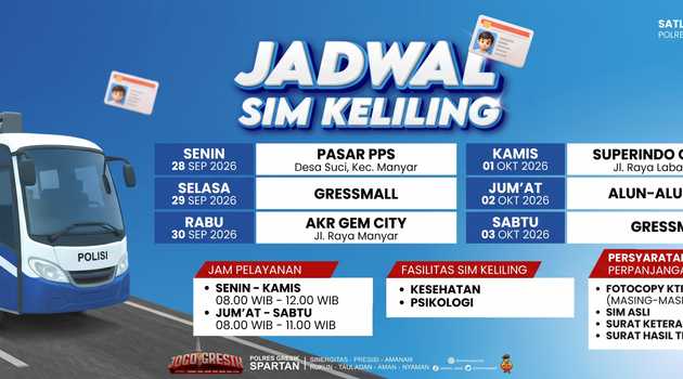 sim keliling gresik terbaru