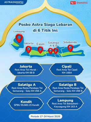 Astra Daihatsu Siapkan Posko dan Bengkel Siaga untuk Temani Perjalanan Sahabat saat Mudik Lebaran 2026