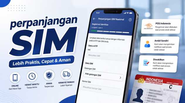 Apakah Perpanjangan SIM Bisa Dilakukan Lewat Online?Ini Caranya