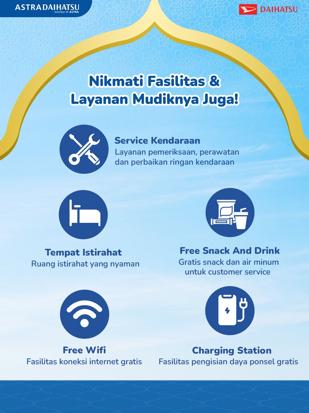 Fasilitas Dan Layanan Mudik Posko Siaga Astra Daihatsu 2026