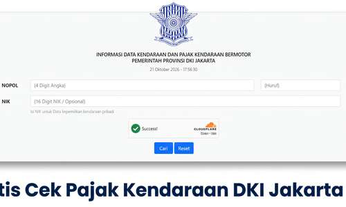 Cara Mudah Cek Pajak Kendaraan Online Jakarta Tanpa NIK