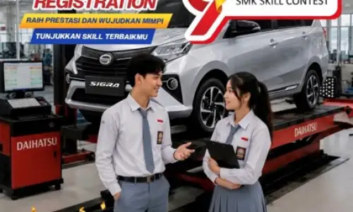 Daihatsu Nasional SMK Skill Contest ke-9 Resmi Dibuka, Wadah Generasi Vokasi Tunjukkan Skill Terbaik di Industri Otomotif