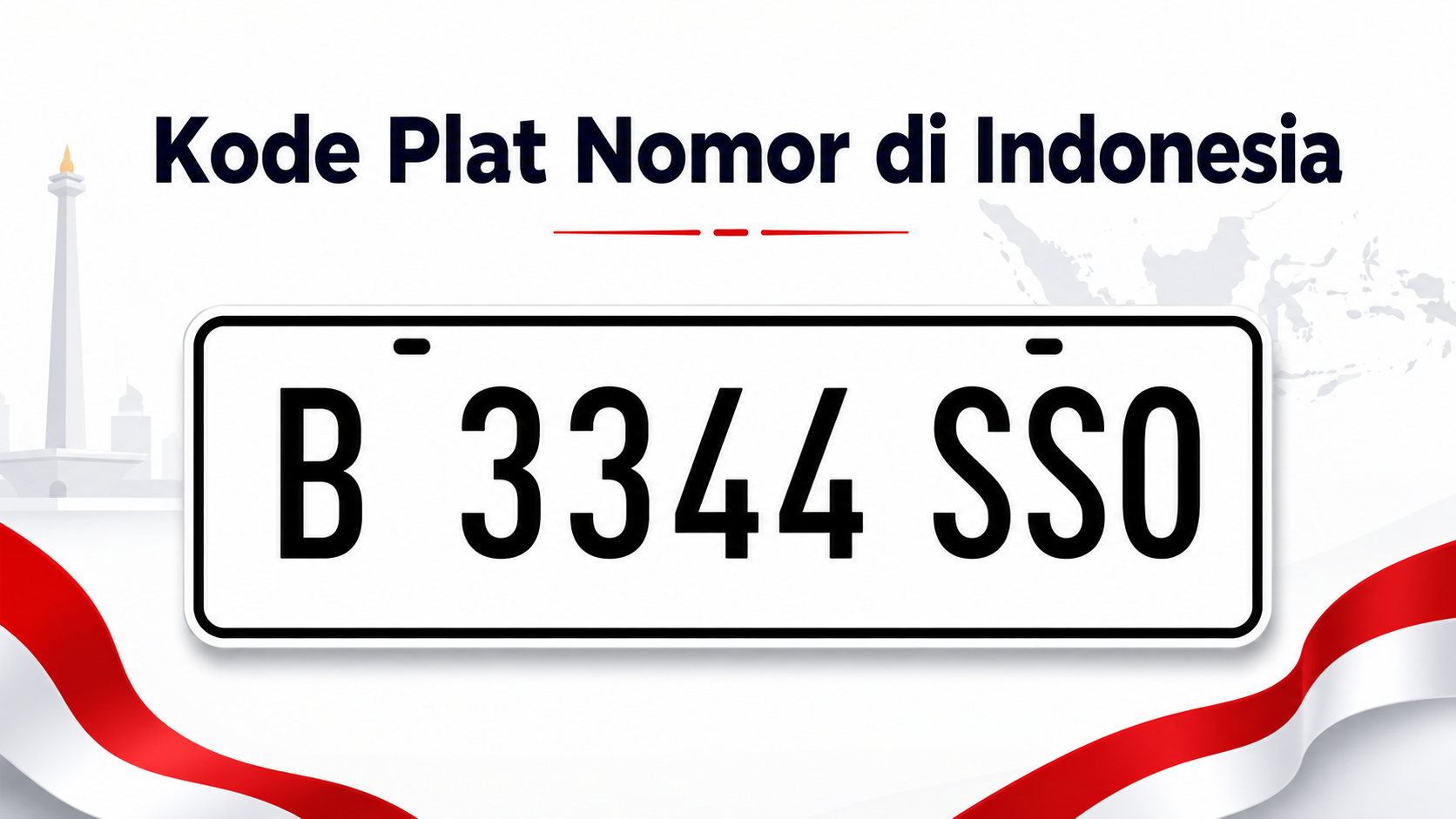 Kode Plat Nomor Indonesia