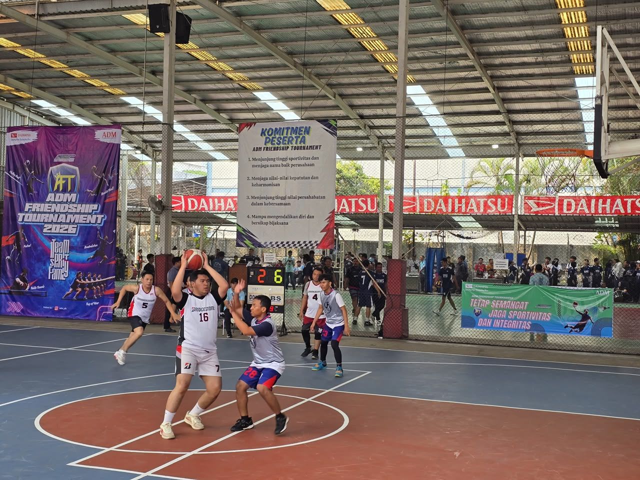 Perwakilan Kontingen Dari Supplier Pada Cabang Olahraga Basket Di Adm Friendship Tournament 2026