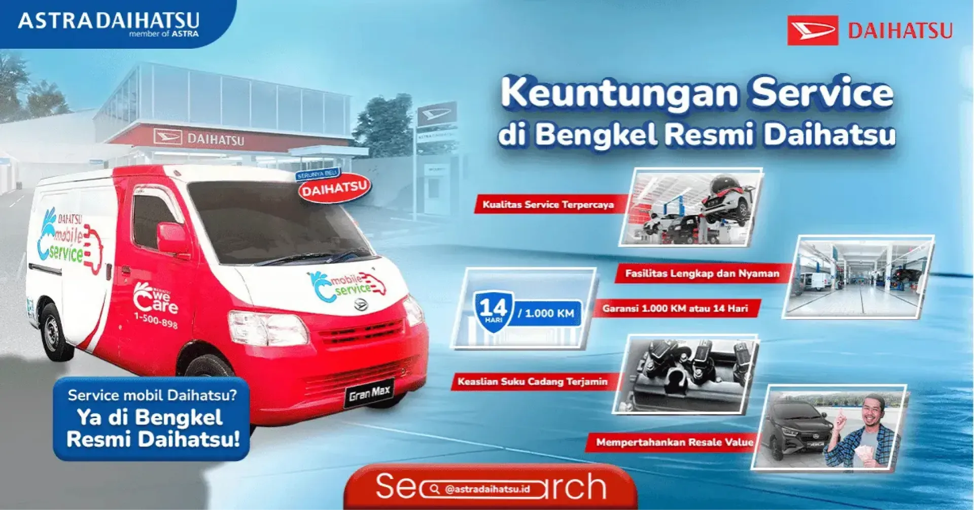 Berbagai Keuntungan Service Di Bengkel Resmi Daihatsu 1