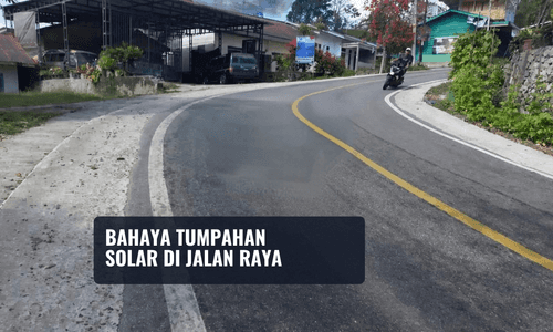 Bahaya Jalanan Terkena Tumpahan Solar bagi Pengendara, Ini Cara Menghadapinya