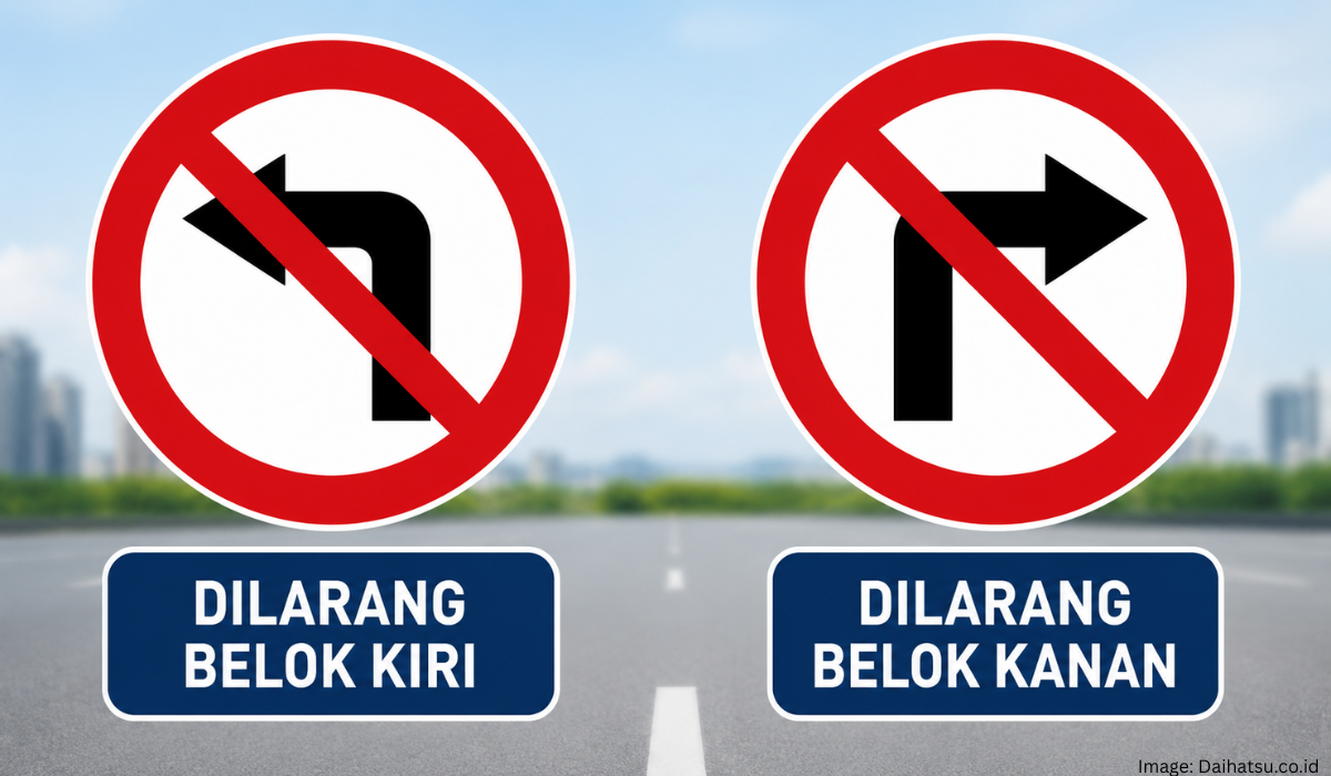 Dilarang Belok Kiri Dan Kanan