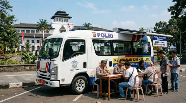 Jadwal SIM Keliling Bandung Terbaru April 2026